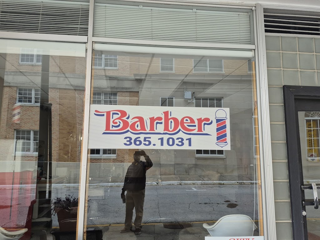 Barber chair inside Bobby's — a small neighborhood shop